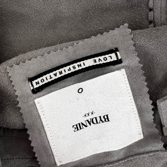 Bydanie suede grey skirt - Picture 6 of 6